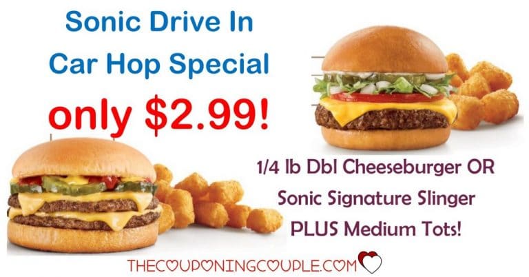 Sonic Drive in Specials - You Should Try Out