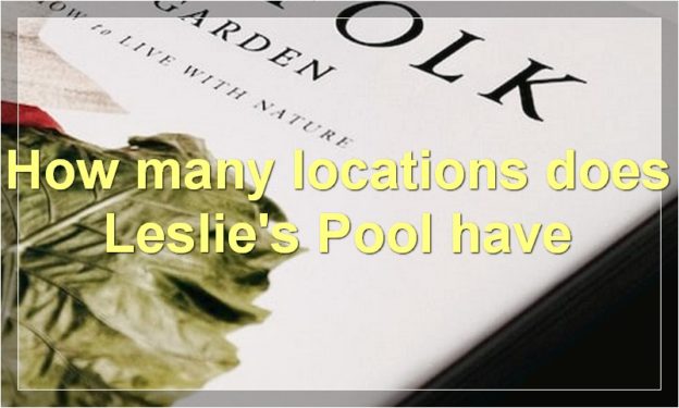How many locations does Leslie's Pool have