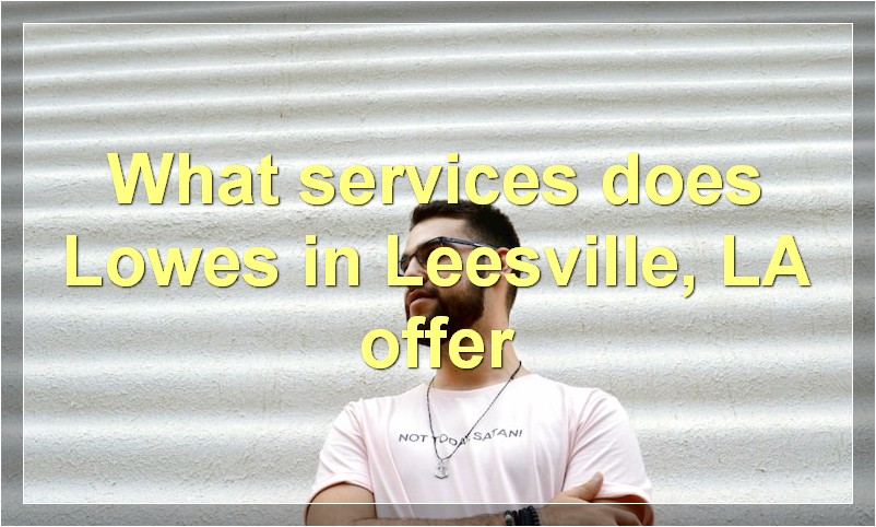 What services does Lowes in Mt. Sterling, KY offer
